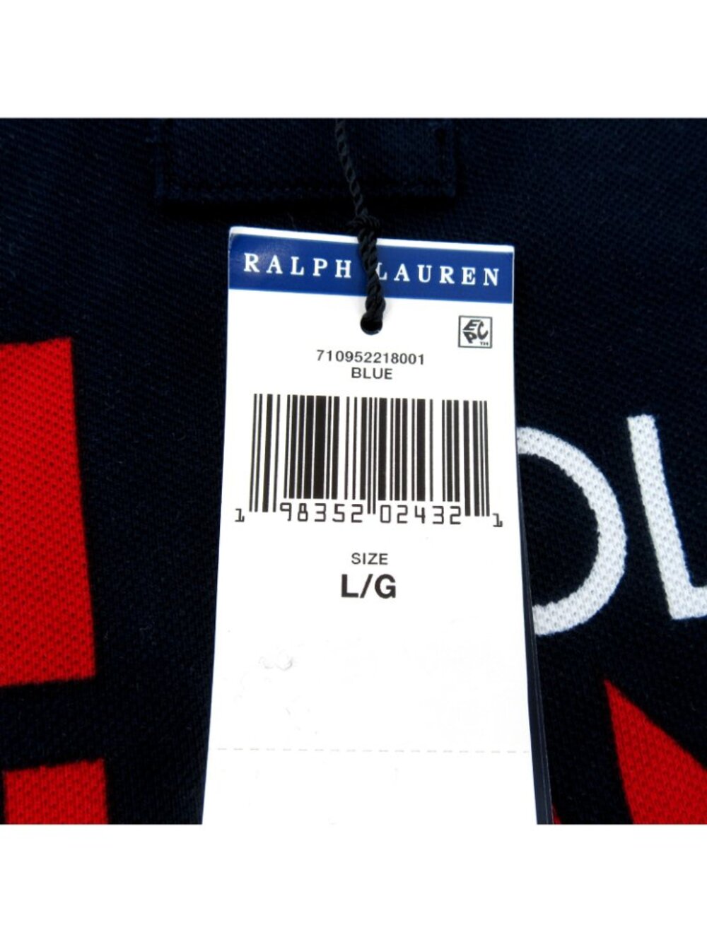 Polo Ralph Lauren Ski Tourney Winter Event Polo Shirt Men's Size Large Navy NEW - Picture 12 of 13